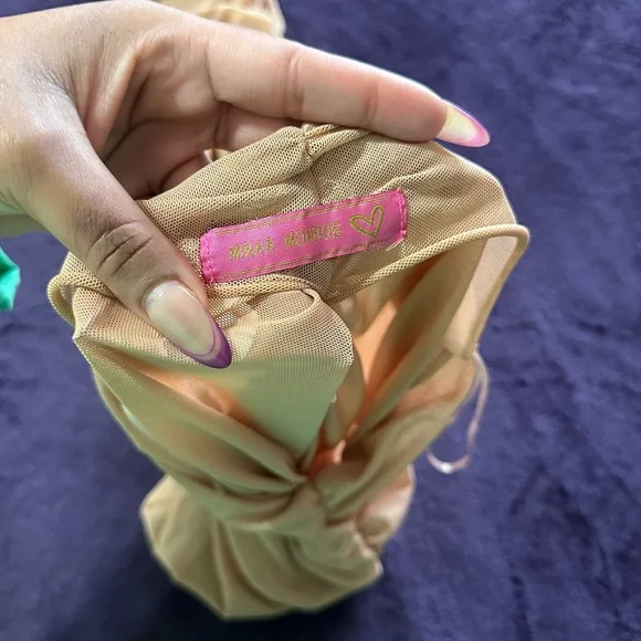 Minaa Monroe MMesh 2-Piece Set in Nasty Nude Size M - Picture 9 of 9